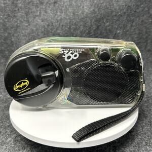 Freeplay S360 Solar Wind-Up Emergency Radio AM/FM Clear See Thru Tested WORKS